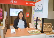 Paola Francia, de la empresa de Perú productora de jengibre orgánico La grama.